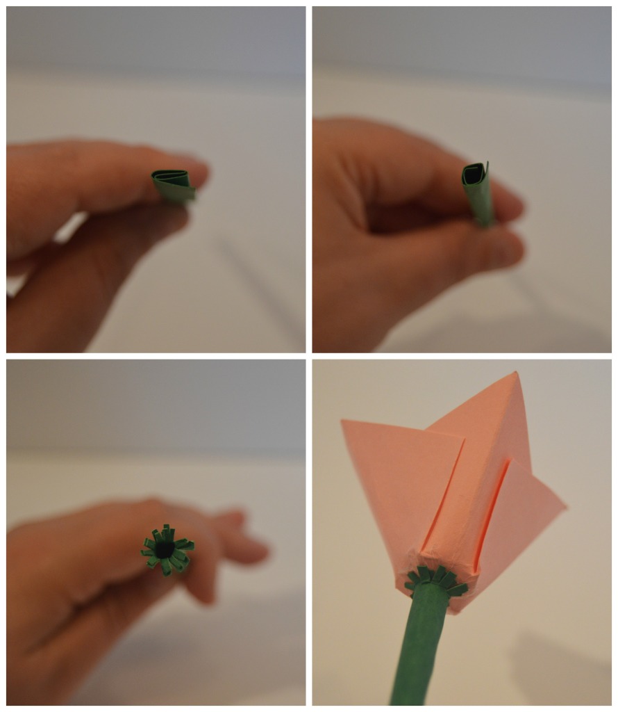 How to Make Paper Flowers, Paper Tulips | mybigfathappylife.com