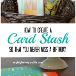 How to Create a Card Stash So That You Never Miss a Birthday #SendSmiles #cbias #ad | mybigfathappylife.com