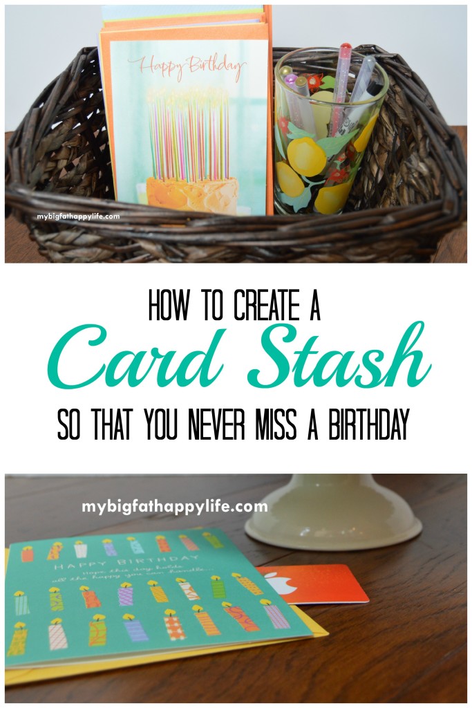 How to Create a Card Stash So That You Never Miss a Birthday #SendSmiles #cbias #ad | mybigfathappylife.com