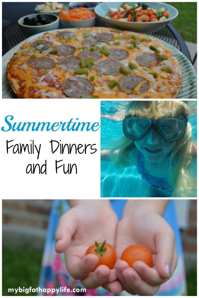 Summertime Family Dinners and Fun #sp | mybigfathappylife.com