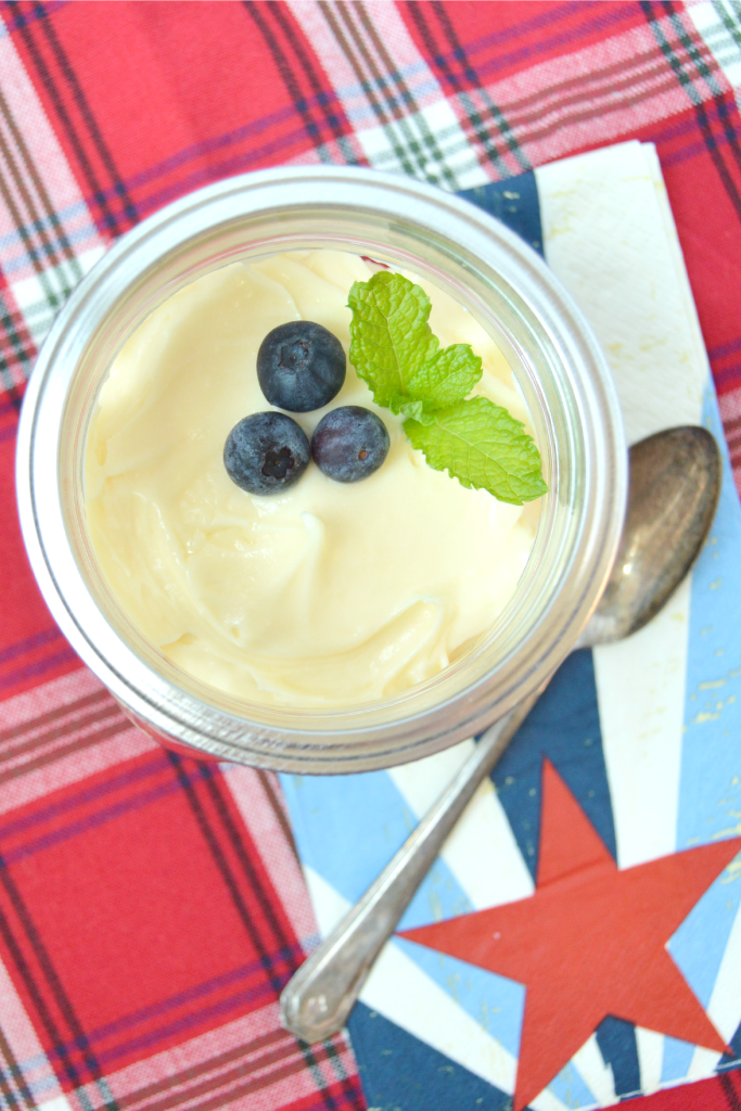 Red, White and Blue No Bake Cheesecake - an easy to dessert to make | mybigfathappylife.com