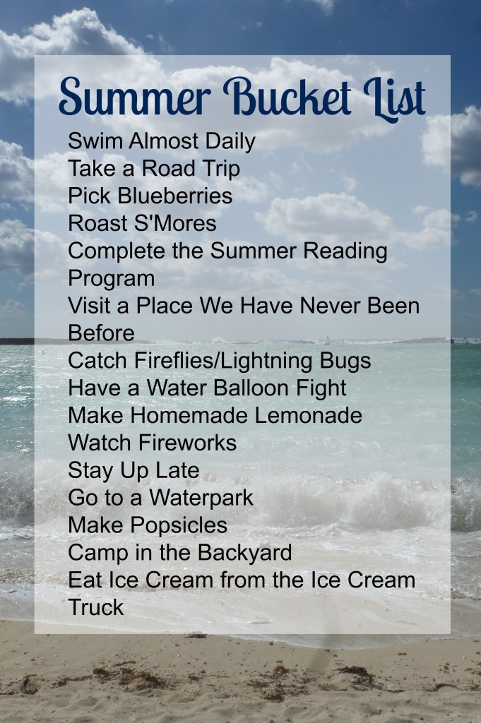 Summer Bucket List 2015 | mybigfathappylife.com