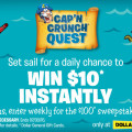 Cap'n Crunch Treasure Quest daily Instant Win game and Sweepstakes #CapnCrunchQuest #CollectiveBias #ad | mybigfathappylife.com