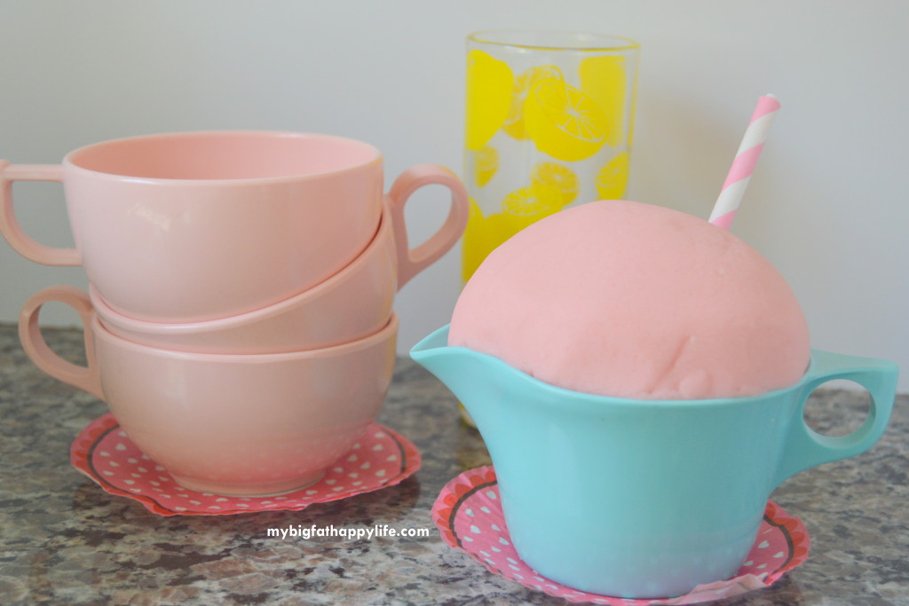 Pink Lemonade Playdough | mybigfathappylife.com