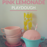Pink Lemonade Playdough | mybigfathappylife.com