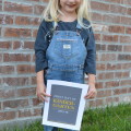 Dear S - First Day of Kindergarten Letter | mybigfathappylife.com