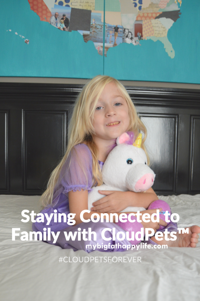 Staying Connected to Family with CloudPets™ #CloudPetsForever #cbias (ad) | mybigfathappylife.com