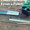 How to Make a Photo Backdrop From a Pallet; perfect for bloggers or Etsy sellers | mybigfathappylife.com