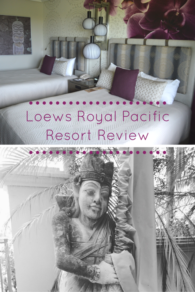 Loews Royal Pacific Resort Review at Universal Studios Orlando | mybigfathappylife.com