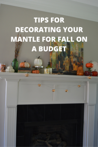 Tips for Decorating Your Mantle for Fall on a Budget #LoveAmericanHome #ad | mybigfathappylife.com