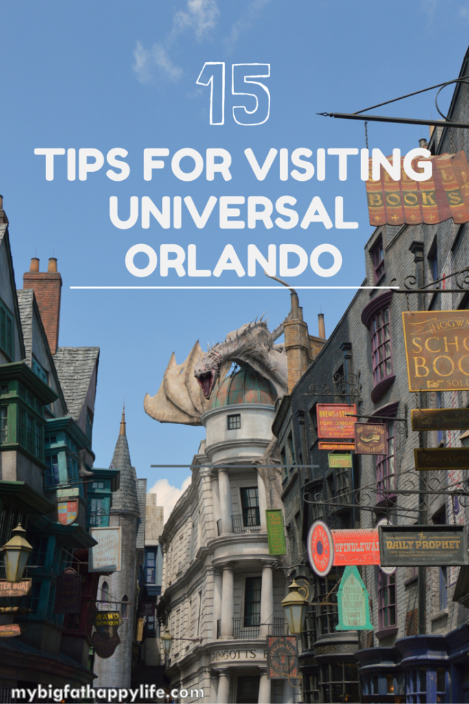 15 Tips for Visiting Universal Orlando including Universal Studios and Islands of Adventure | mybigfathappylife.com