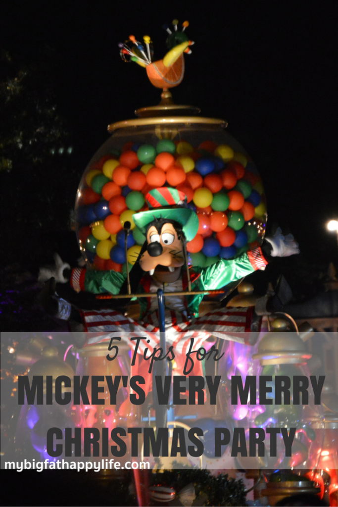 Tips for Attending Mickey's Very Merry Christmas Party at Magic Kingdom, Disney World | mybigfathappylife.com