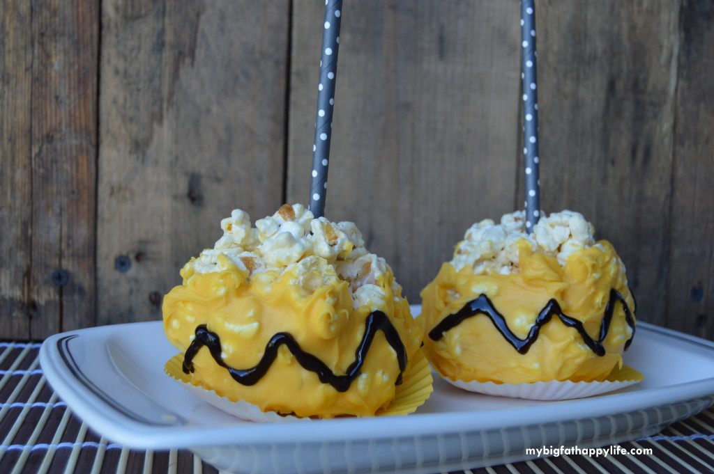 Charlie Brown Popcorn Balls #peanutsmovie #Albertsons #ad | mybigfathappylife.com