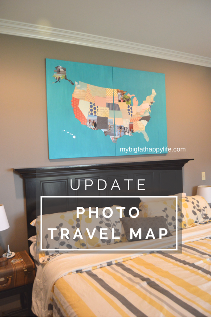 Photo Travel Map Update - the perfect souvenir of your travels | mybigfathappylife.com