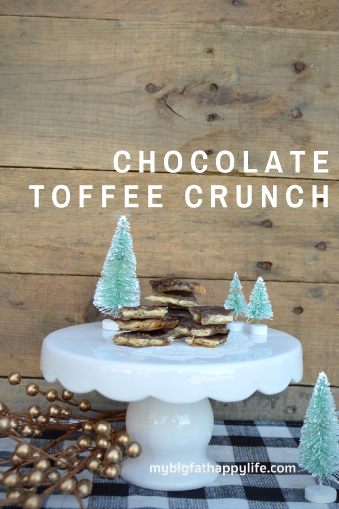 Chocolate Toffee Crunch - a perfect holiday treat #HolidayRemix #NestleTollhouse #ad #BakeSomeonesDay | mybigfathappylife.com