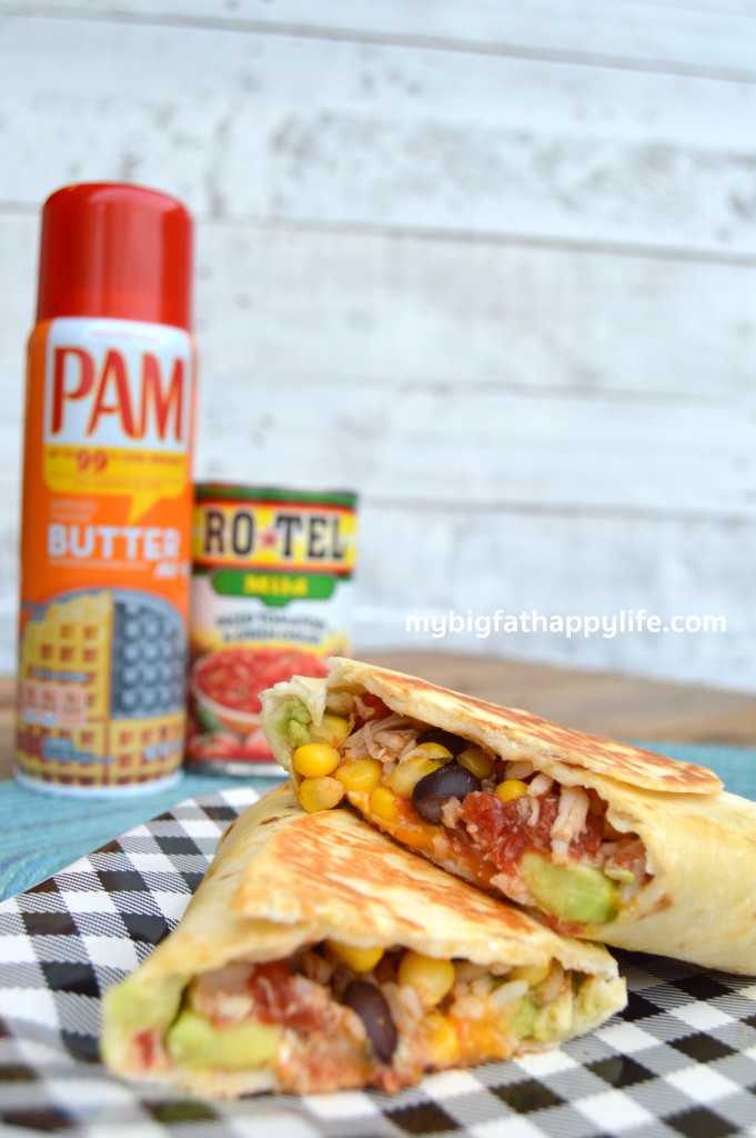 Grilled Burrito Recipe - an easy and fast weeknight dinner option #YesYouCAN #ad | mybigfathappylife.com