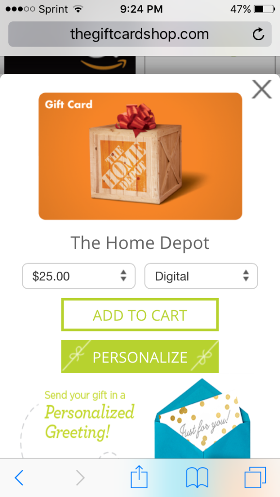 Simplify Gift Giving with TheGiftCardShop.com #ad #eHoliday | mybigfathappylife.com