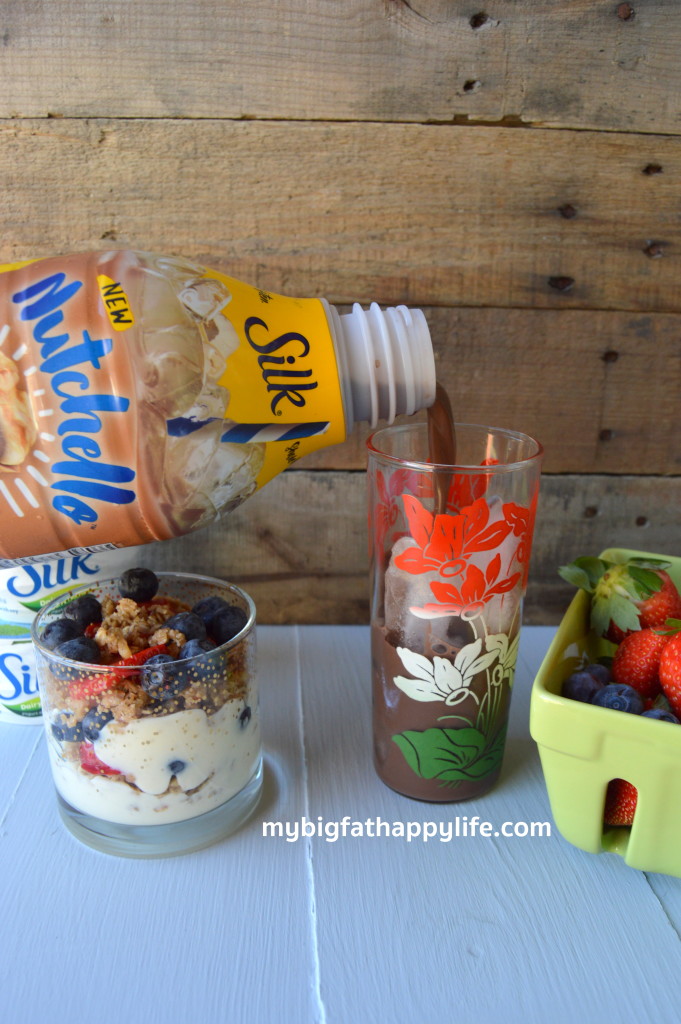 Dairy-Free Granola Trifle paired with Silk Nutchello #HelloNutchello #ad | mybigfathappylife.com