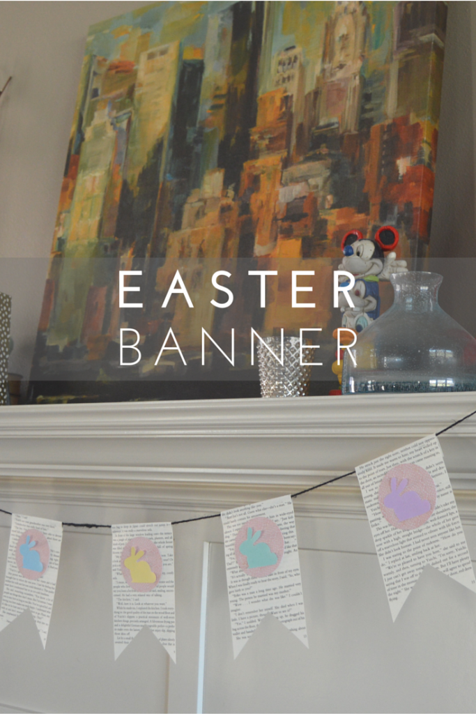 Easter Banner to celebrate Easter | mybigfathappylife.com
