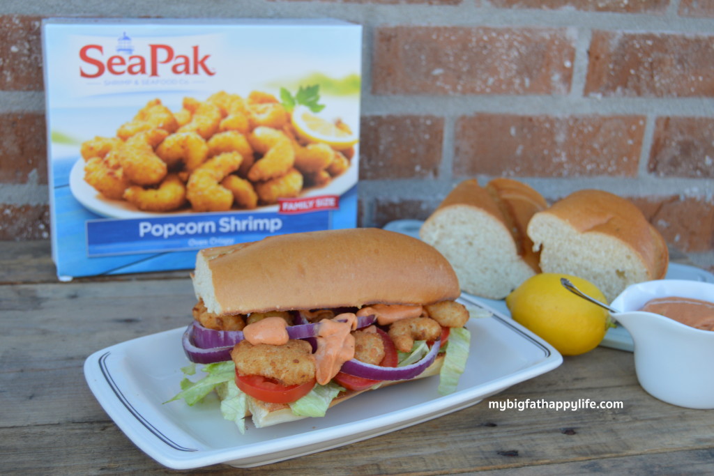 Shrimp Po-Boy with Remoulade Sauce | mybigfathappylife.com