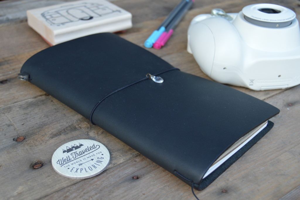 How to Record Your Travel Memories with a Midori Traveler's Notebook | mybigfathappylife.com