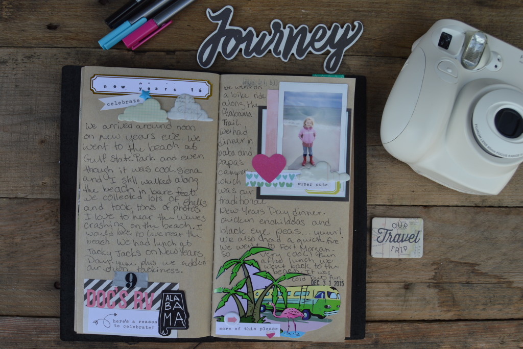 How to Record Your Travel Memories with a Midori Traveler's Notebook | mybigfathappylife.com