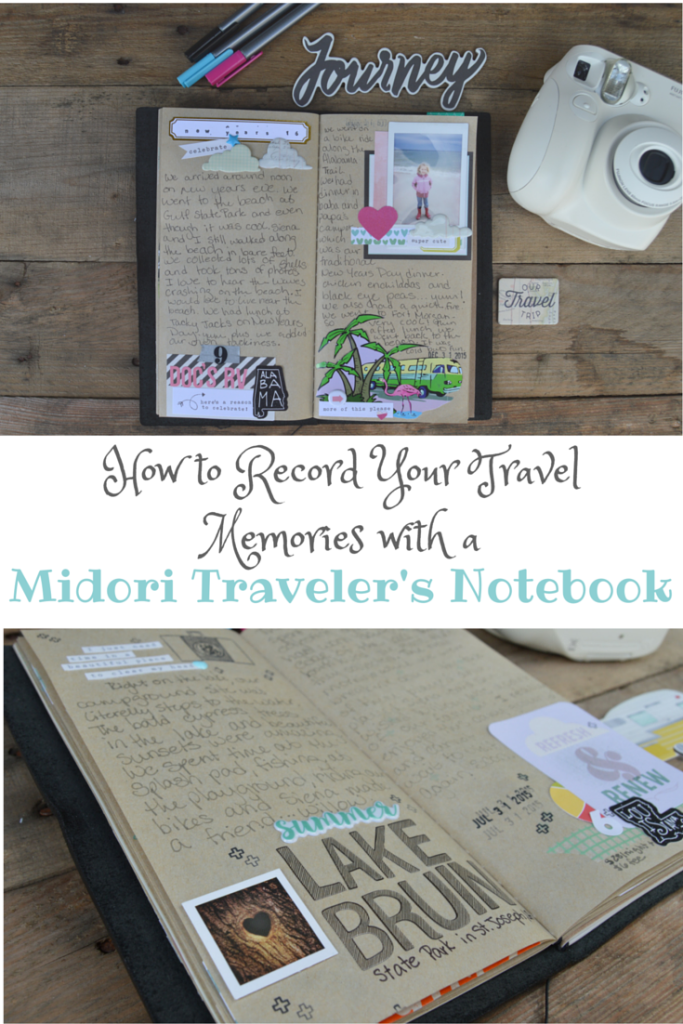 How to Record Your Travel Memories with a Midori Traveler's Notebook | mybigfathappylife.com