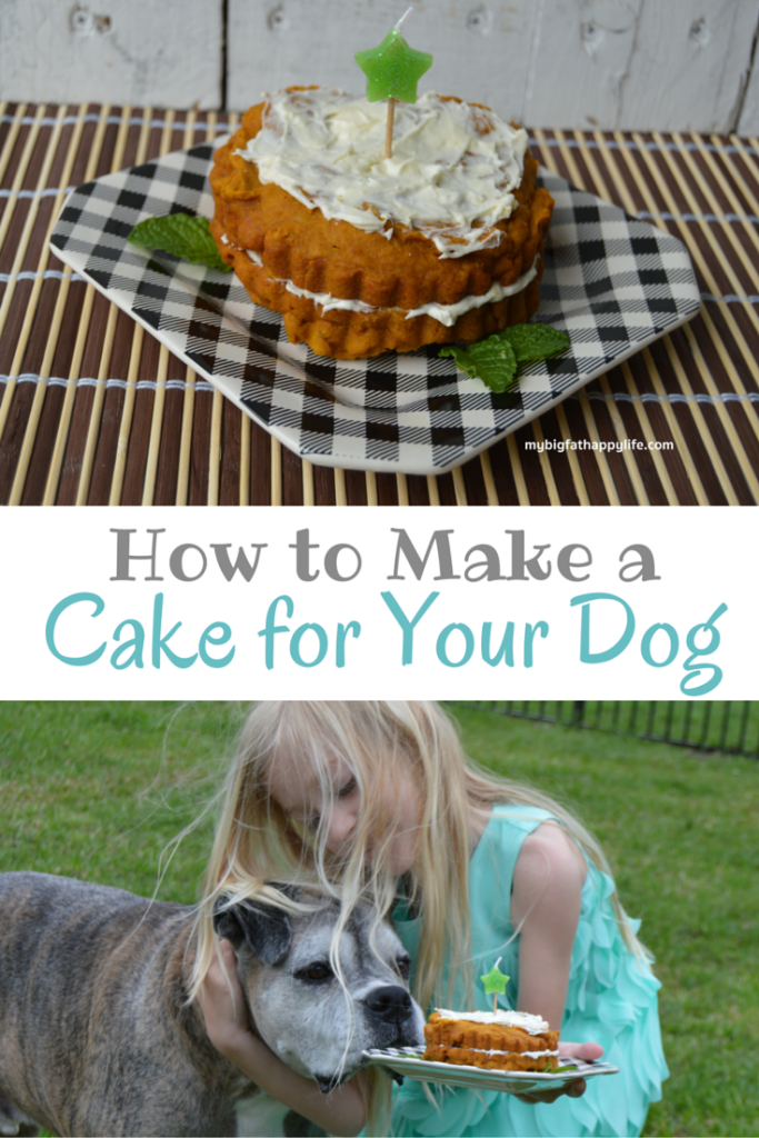 How to Make a Cake for Your Dog | mybigfathappylife.com
