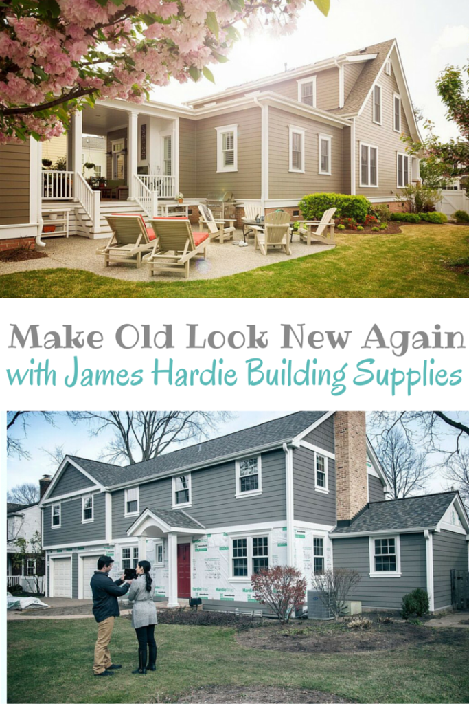 Make Old New Again with James Hardie Building Products; fiber cement siding is the best solution for your home #JamesHardieInspired #ad | mybigfathappylife.com