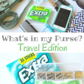 What's in my purse? Travel Edition - a list of what I always take in my purse when I travel #GIVEEXTRAGETEXTRA #Walmart | mybigfathappylife.com