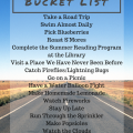 Summer Bucket List | mybigfathappylife.com