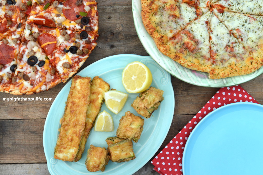 Fried Zucchini Roll-ups with Red Barron Pizza #TimelessPizza (ad) | mybigfathappylife.com