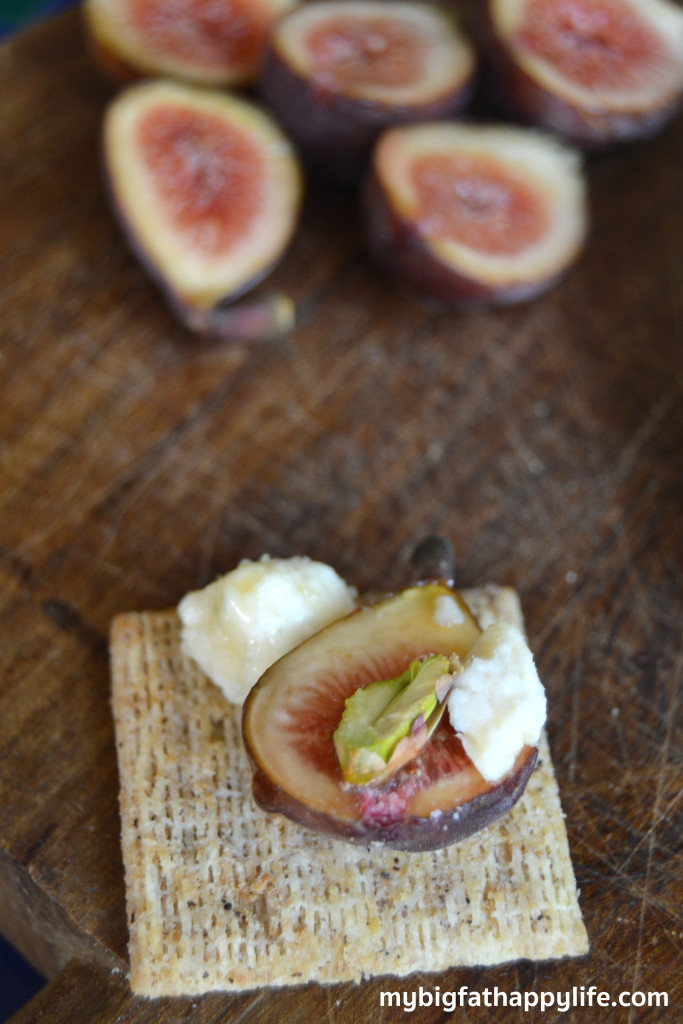 Blue Fig Appetizer; perfect for a summer afternoon or party | mybigfathappylife.com