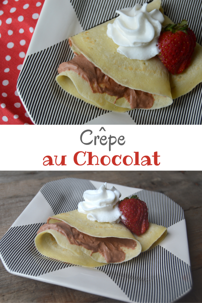 Crêpe au Chocolat, easy to make dessert | mybigfathappylife.com