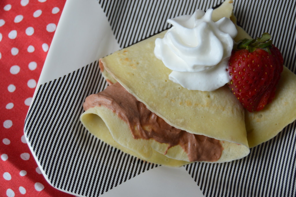 Crêpe au Chocolat, easy to make dessert | mybigfathappylife.com