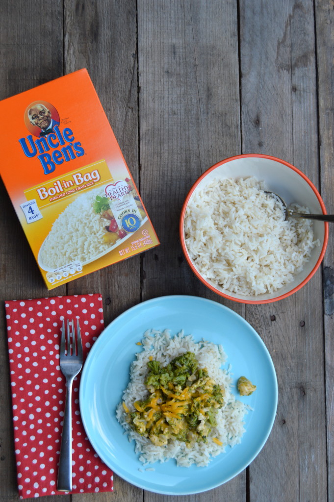 An easy and delicious weeknight meal: Chicken Broccoli Rice #BensBeginners #UncleBensPromo | mybigfathappylife.com