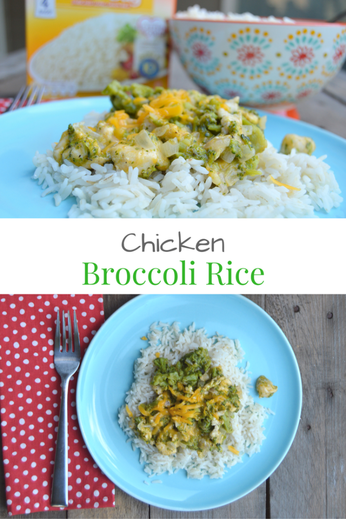 An easy and delicious weeknight meal: Chicken Broccoli Rice #BensBeginners #UncleBensPromo | mybigfathappylife.com