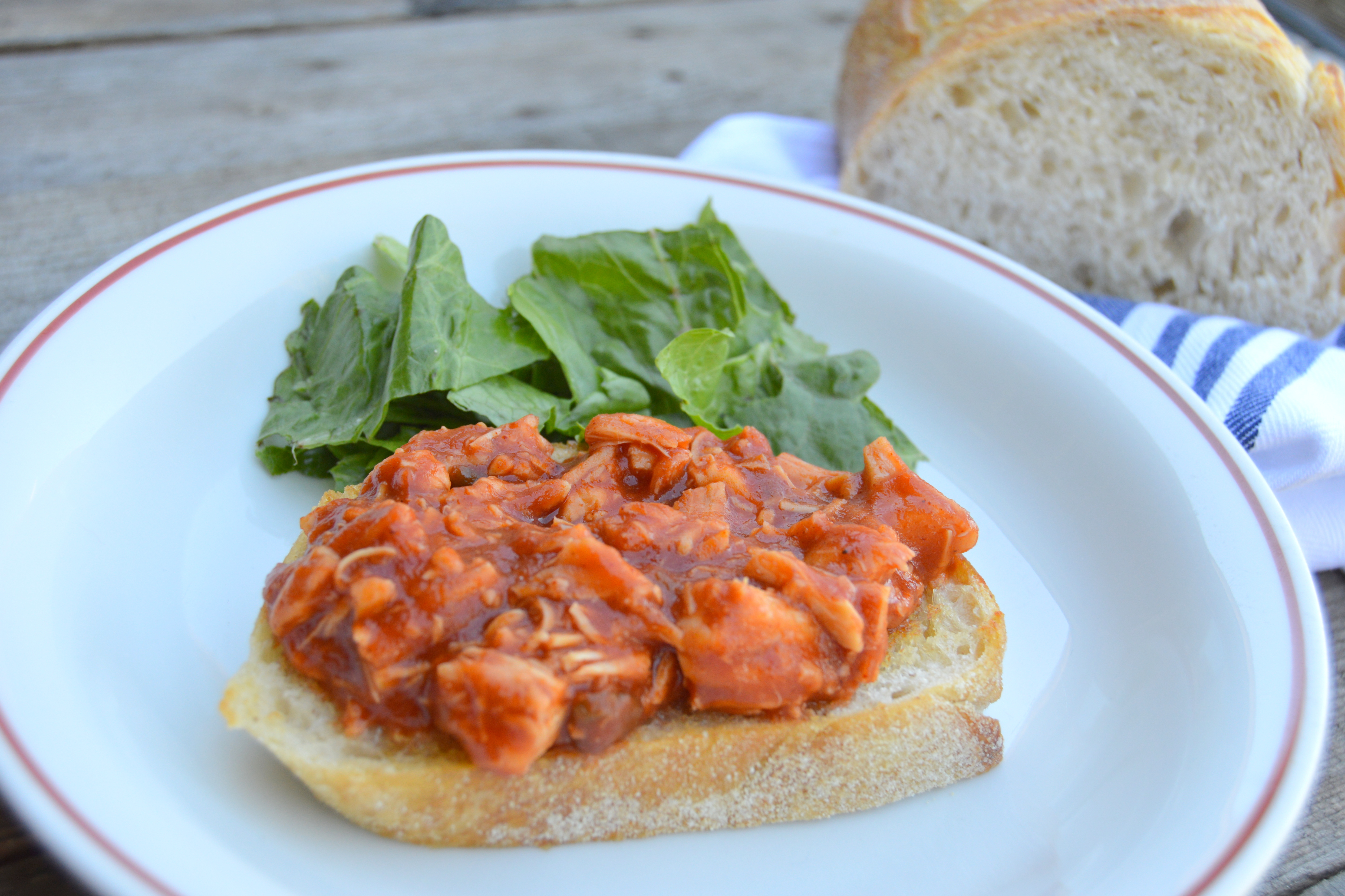 Open Faced Chicken Sloppy Joes with Manwich #ManwichTonight #ad | mybigfathappylife.com