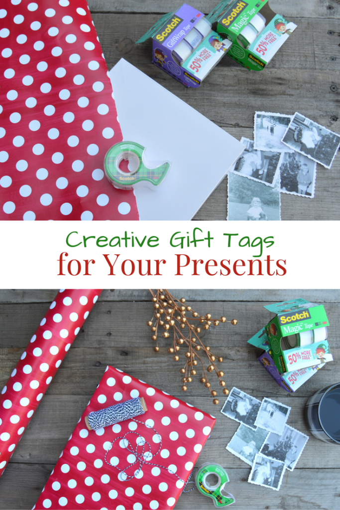 Turn photos into Gift Tags for Your Presents #WrapGiveRepeat (ad) | mybigfathappylife.com