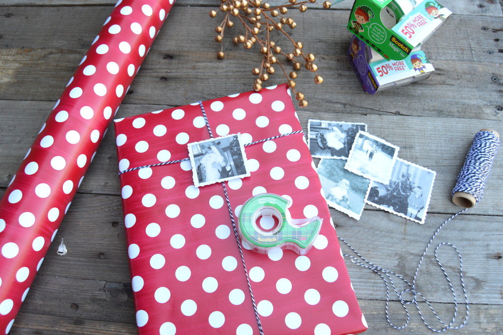Turn photos into Gift Tags for Your Presents #WrapGiveRepeat (ad) | mybigfathappylife.com