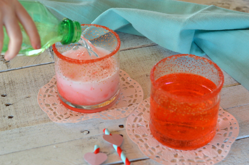 Cotton Candy Mocktails are a perfect addition to your Valentine's Day family dinner or any special occasion. | mybigfathappylife.com
