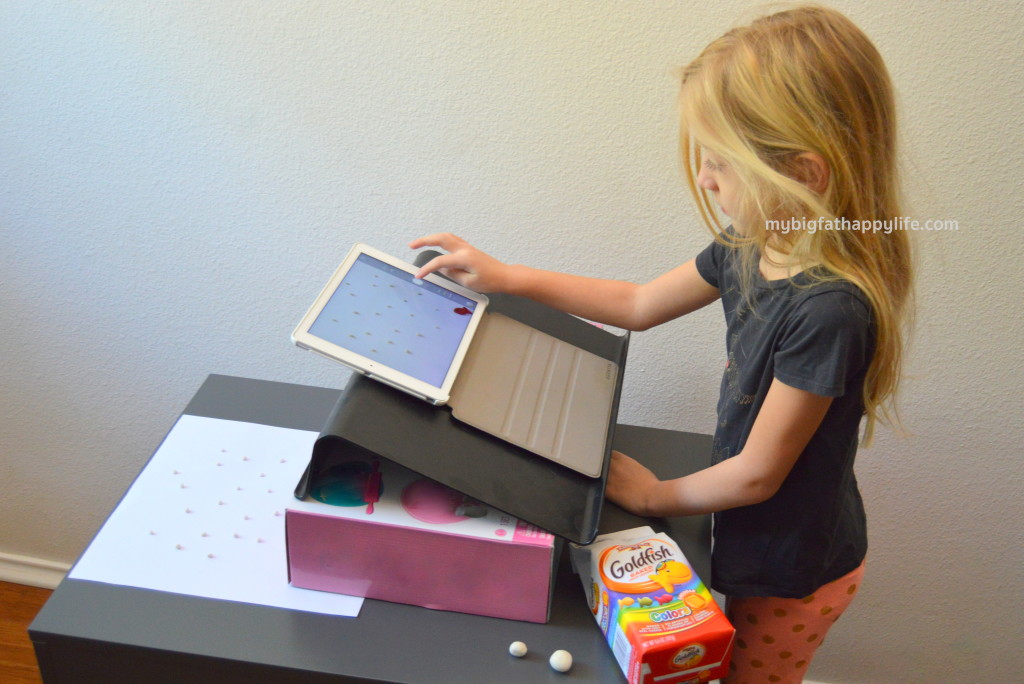 Step by step directions on how to make a stop motion video with your kids. Perfect way to spend time together #GoldfishMoments #ad | mybigfathappylife.com