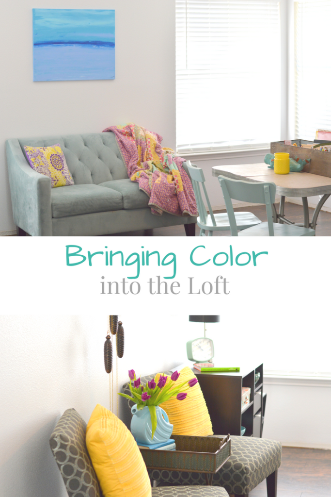 Bringing Color into the Loft with Change Your Home, Change Your Life™ with Color by Moll Anderson #LiveLoveColor #ad | mybigfathappylife.com