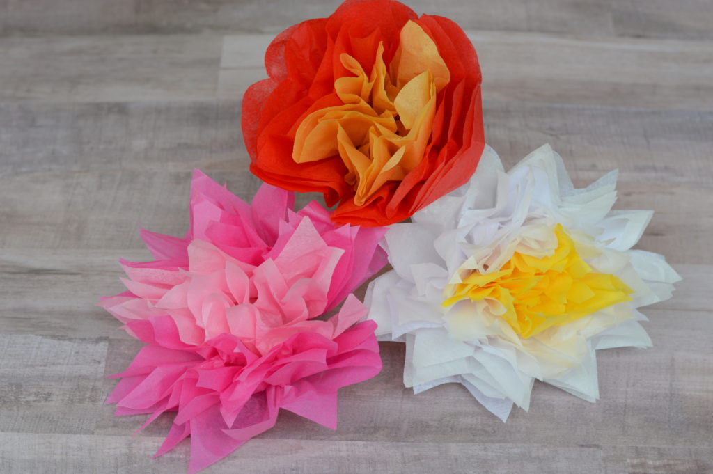 Diy tissue paper flowers 011 my big fat happy life