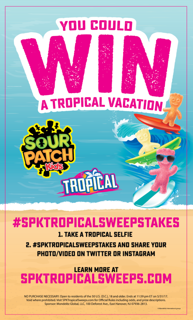 Paradise is Calling! Enter now for a chance to win a trip to Hawaii in this Sweepstakes from Sour Patch Kids #spktropicalsweepstakes @SourPatchKids @Walmart | mybigfathappylife.com