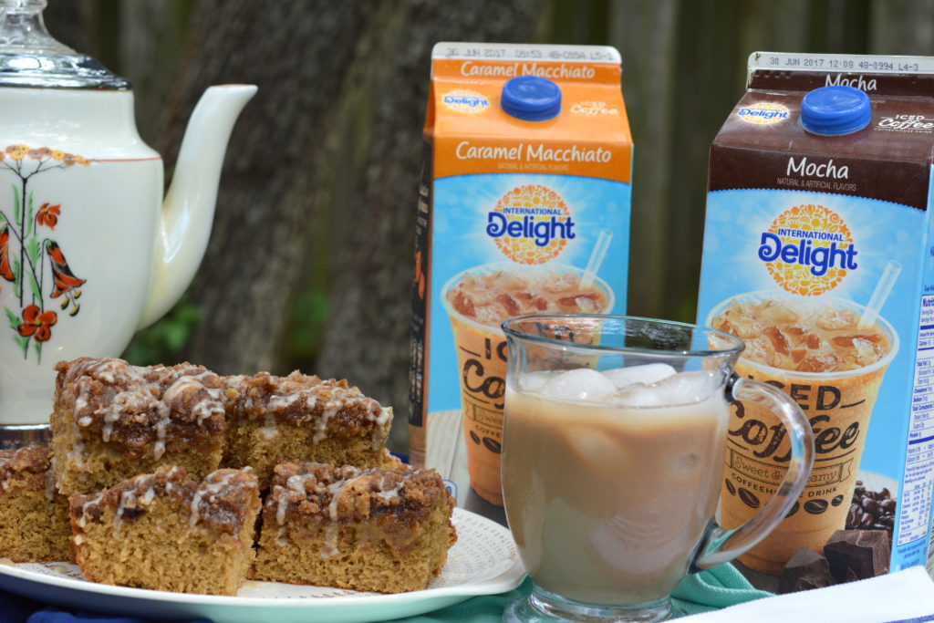 Caramel Macchiato Coffee Cake #FoundMyDelight #ad | mybigfathappylife.com