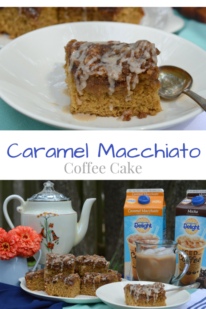 Caramel Macchiato Coffee Cake #FoundMyDelight #ad | mybigfathappylife.com
