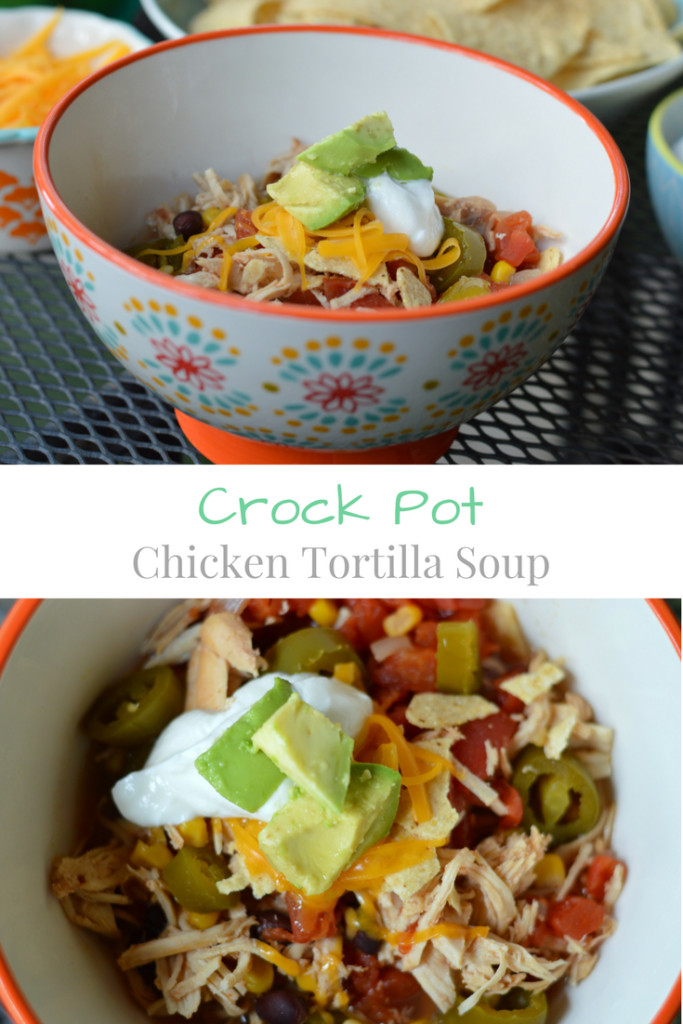 Crock Pot Chicken Tortilla Soup - My Big Fat Happy Life