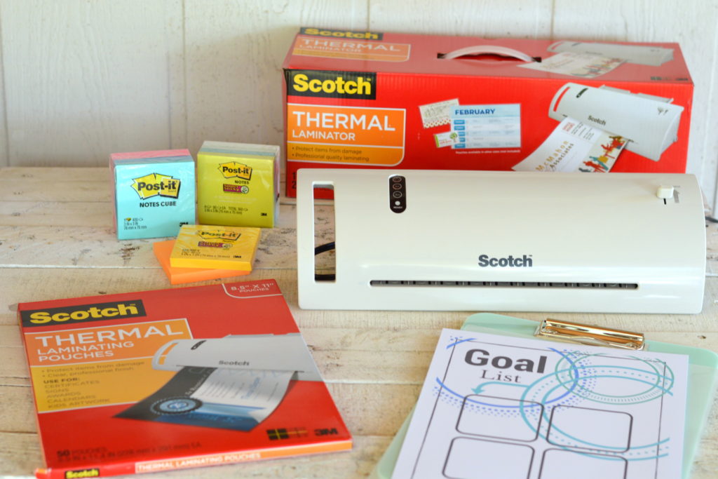 DIY Goal Organizer for Back to School #BackToSchoolGoals #ad | mybigfathappylife.com