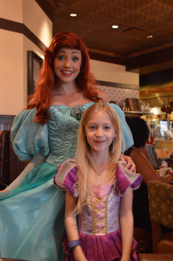 Trattoria al Forno Character Breakfast; Bon Voyage Adventure Breakfast with Rapunzel, Flynn Ryder, Prince Eric and Ariel | mybigfathappylife.com